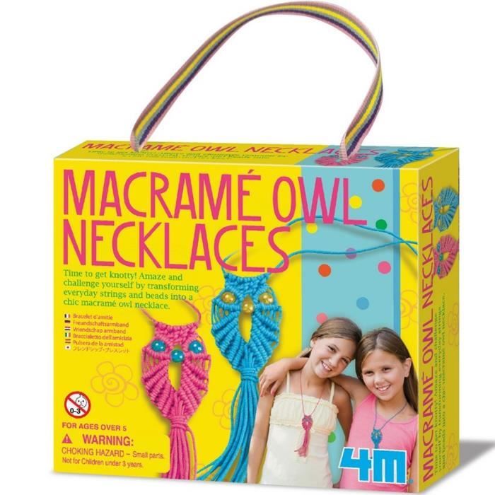loisir créatif bracelets macramés perles Kit de fabrication