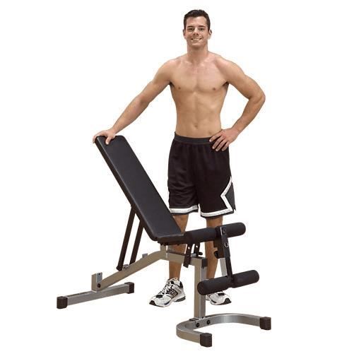 Banc inclinable musculation Body-Solid - gris-noir - TU Training