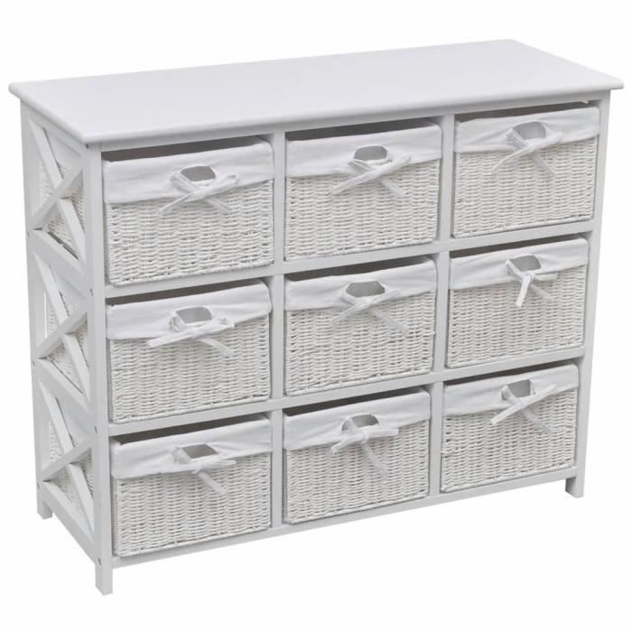 EQI Armoire de rangement Blanc