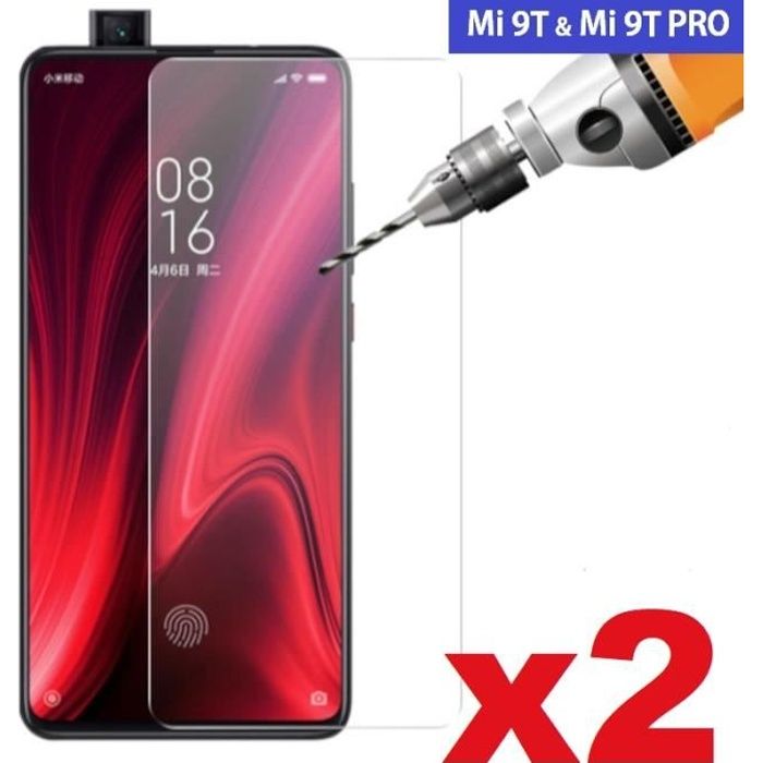 X2 vitre verre trempe XIAOMI Mi 9T / Mi 9T PRO