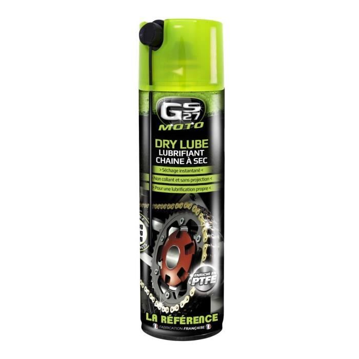 GS27 Dry Lube Lubrifiant Chaine à Sec - 500 ml