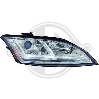 1041385 , Paire de Feux Phares Design chrome pour AUDI TT Coupe , Cabriolet 8J de 2006 a 2013