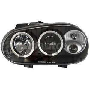 2 Phares avec 2 Angel Eyes pour VW Golf 4.