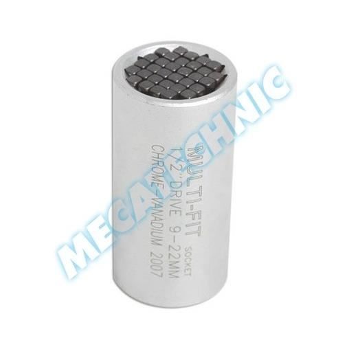 Douille a picots multi-tailles 9mm -> 22mm - 1/2-