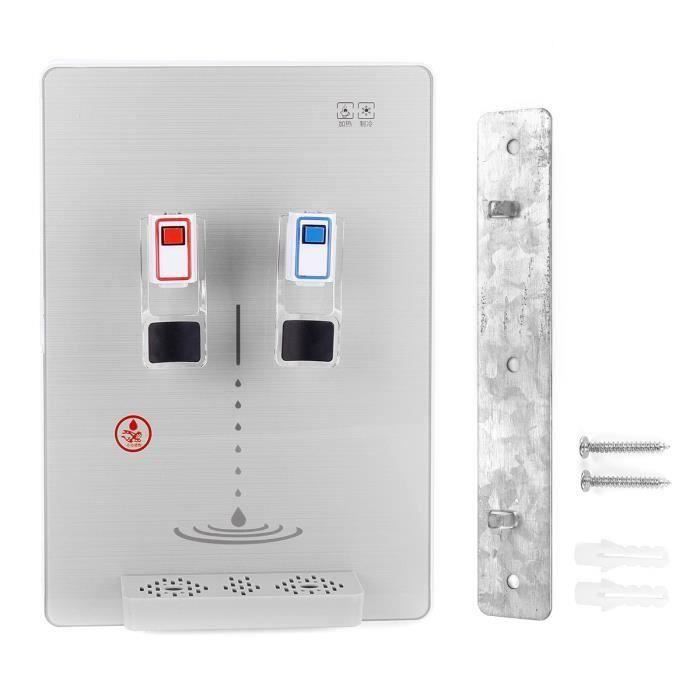 220V Distributeur D'eau Fontaine à eau mural Froide chaude Reservoir Argent Pr Purificateur d'eau
