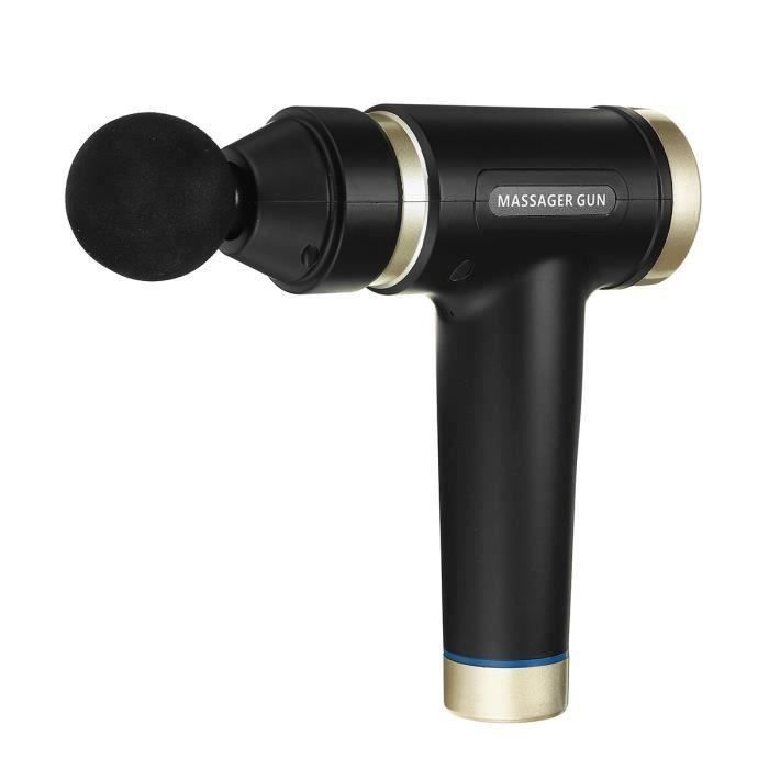 Pistolet de fascia à Ecran Tactile de 2000 Mah Avec 6 Têtes de Massage Champagne or