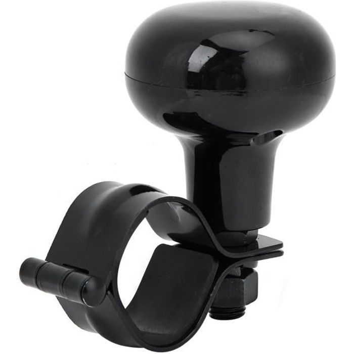 Drfeify boule de bouton auxiliaire Bouton auxiliaire de rappel de boule de volant pour voiture universelle noire