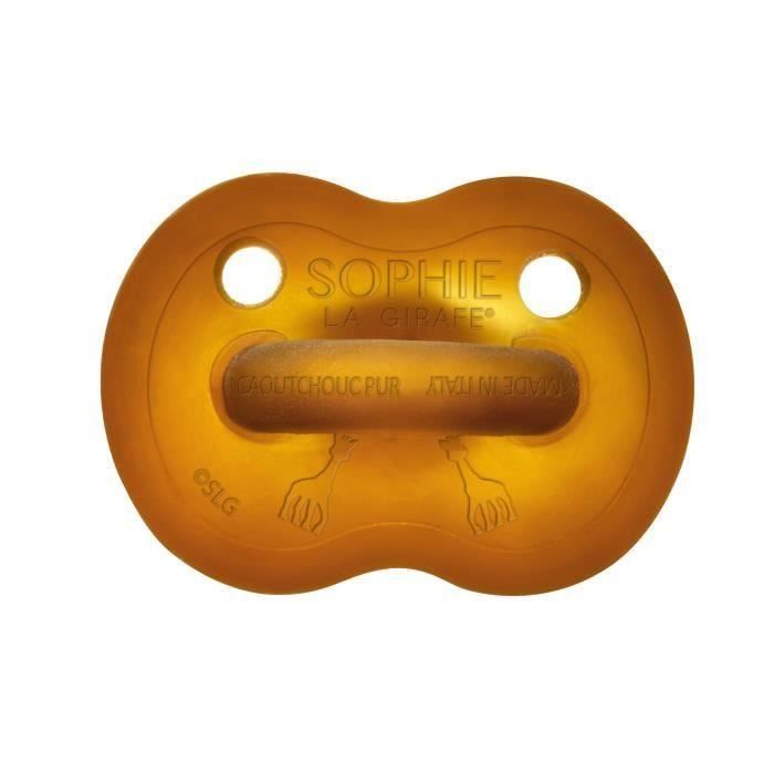 VULLI Sucette caoutchouc So'Pure SOPHIE LA GIRAFE - 6-18 mois (Lot de 2)