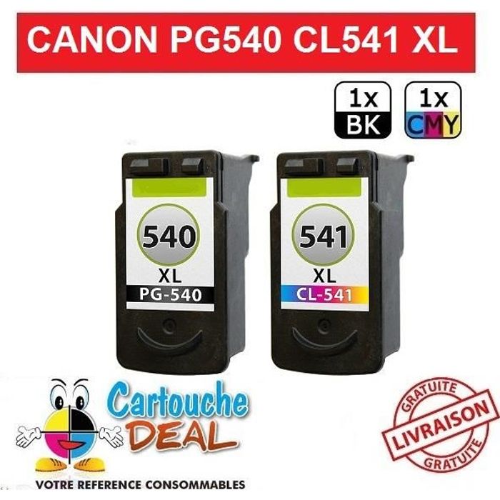Pack Cartouche générique compatible PG 540 XL CL 541 XL
