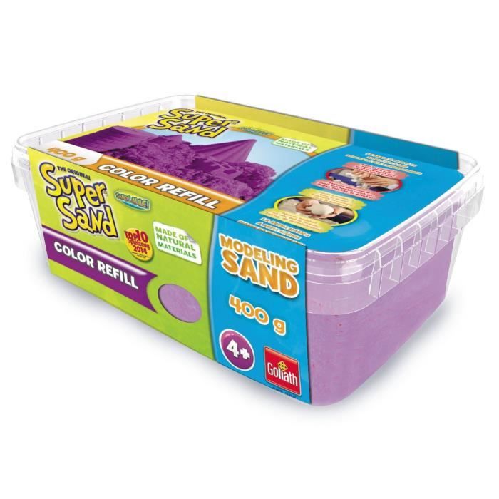 Goliath - Super sand Refill Couleur violet - Loisir créatif - Sable à modeler
