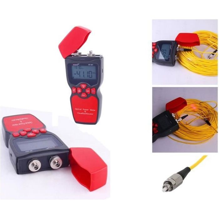 Testeur Professionnel Fibre Optique / Power meter + VFL (Visual Fault Locator) / Detecte les erreurs et les pertes