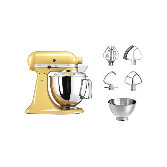 KITCHENAID - Robot Cuisine Food processor Artisan 5KSM175PS - Jaune Majestic