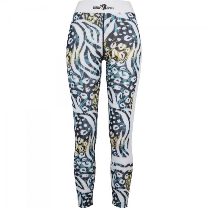 Gorilla Sports - Fitness Leggings Gorilla Sports imprimé Léomatic, Blossom ou Cracked