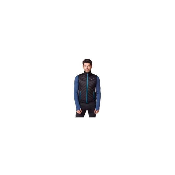 Veste Gilet Running RAIDLIGHT Homme Activ Hybrid Noir / Bleu AH 2019
