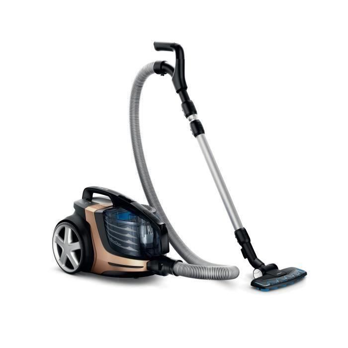 Philips PowerPro Ultimate Aspirateur sans sac FC9928-09, 650 W, A+, 20,5 kWh, 650 W, Aspirateur réservoir cylindrique, Sans sac