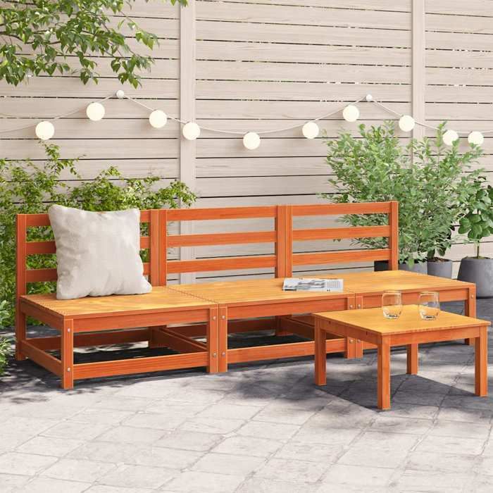VidaXL Canapés de jardin 2 pcs