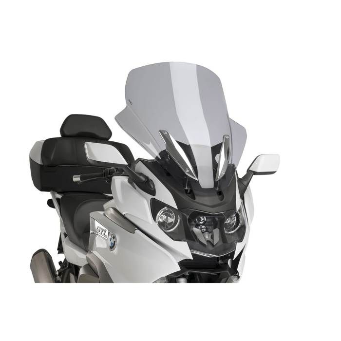 Pare-brise Moto Puig 5022 F - Universel Stream - Transparent/gris Fumé - Compatible Multiple Modèles