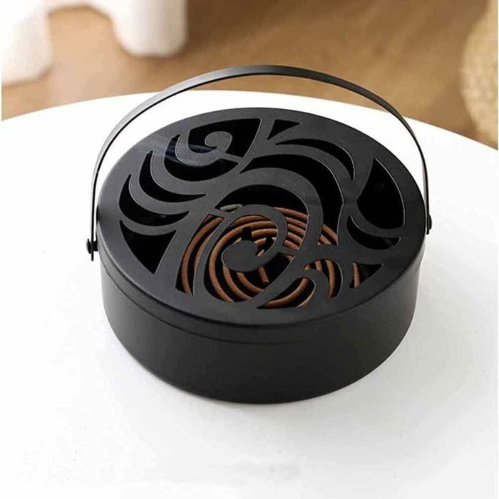 Porte Encens Spirale Anti Moustique Classique Métal Porte-encens