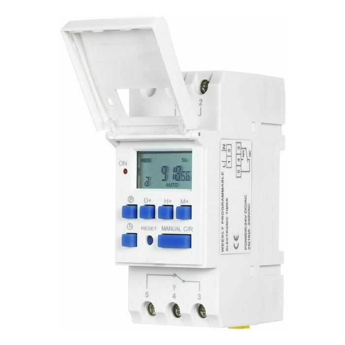 THC15A Digital LCD Power Programmable Timer Switch Relais 16A Amp ...