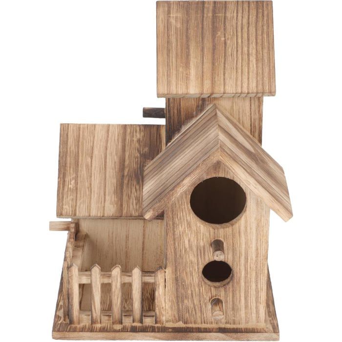 Meilleurs prix pour Nichoir à oiseaux grand nichoir en bois nichoir à oiseaux à suspendre pour petits oiseaux sauvages 20 x 15 x 15 cm