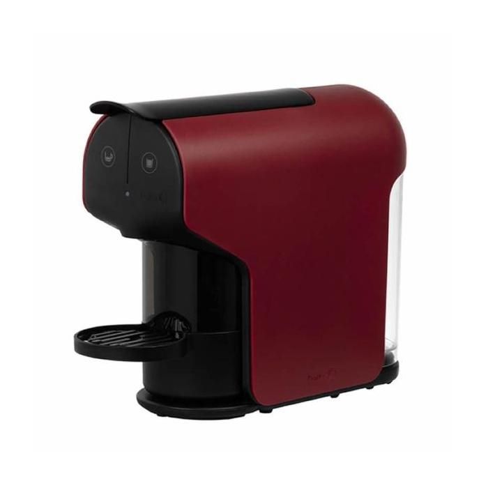 Cafetière à capsules - DELTA - Quick - Rouge - 19 Bar - Réservoir 08 L