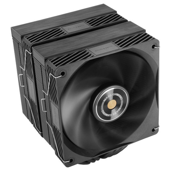 DISSIPATEUR CPU MARS GAMING MCPU X26PRO Double tour 2x120mm FDB TDP - vue 5
