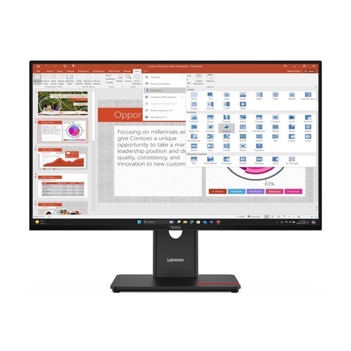 Écran - LENOVO - ThinkVision T27-40 - 27 IPS Full HD - 4 ms - 120 Hz & USB-C