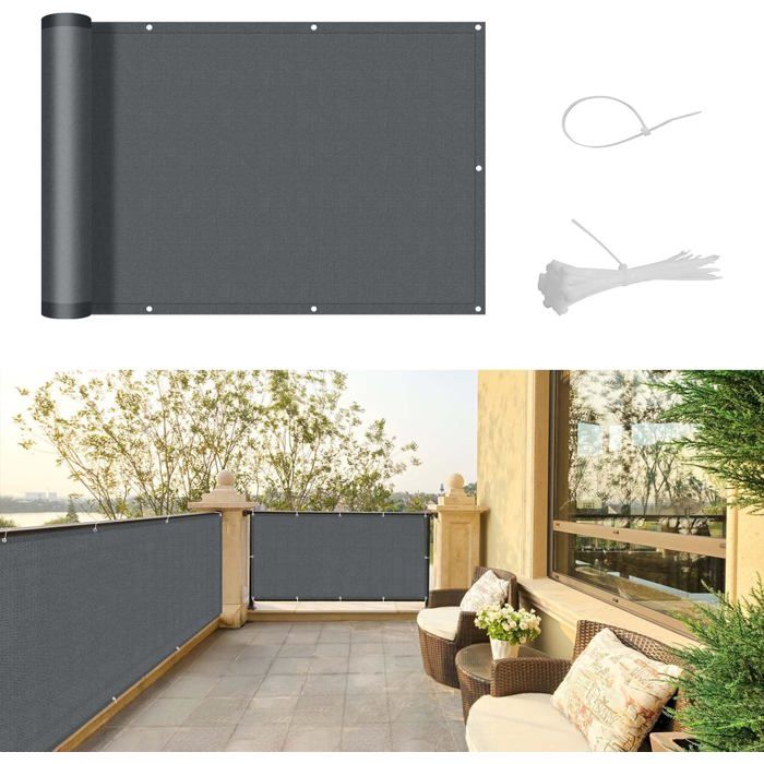 HENG FENG Brise Vue Balcon 90x400cm