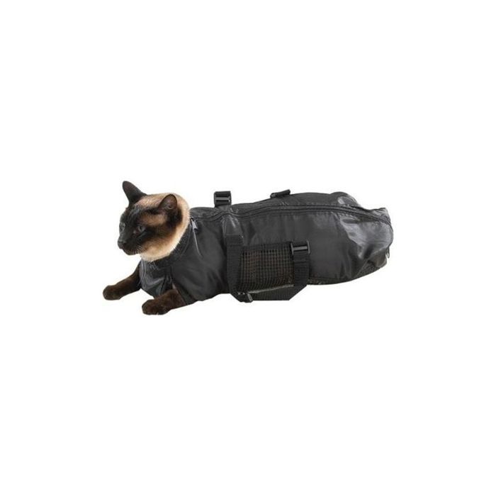 Sac de toilettage pour ChatéGlable Sac en Maille De Douche pour ChatAnti-rayures Respirant Pour Chat Mordre RéSisté Pendant