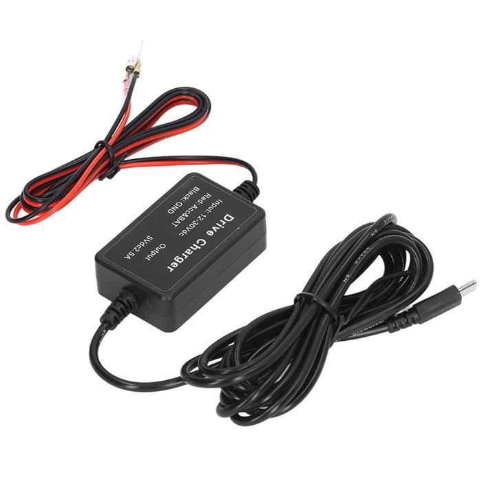 Sporgo Hardwire Kit Caméra Dashcam USB C - Alimentation 24H Avec Protection Basse Tension