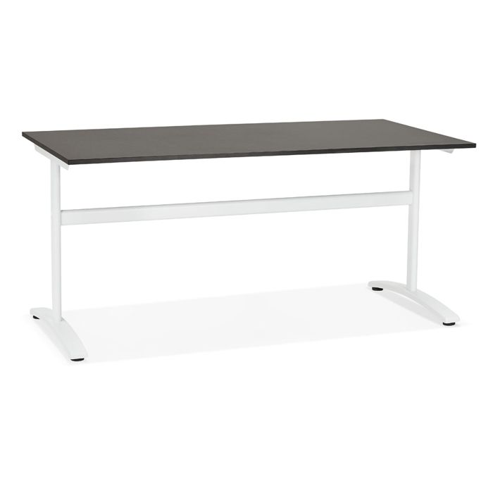 Grand Bureau Droit Crypto Noir 160x80 Cm Achat Vente Bureau Grand Bureau Droit Crypto No Cdiscount
