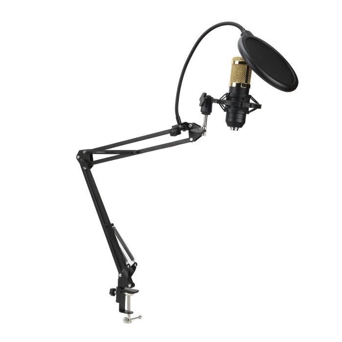 Ashata Microphone de diffusion en direct RVB USB Microphone ...