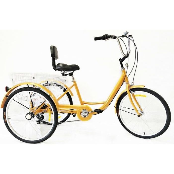 Vélo De Ville Femme 26 Pouces - 7 Vitesses, Cadre Acier, Panier Osier | Idéal Trajets Quotidiens, Adolescents Et Adultes