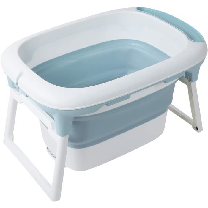 Baignoire Bebe Pliable Baignoire Bebe Nouveau Ne Pieds Avec Tapis Antiderapant Grande Baignoire En Plastique Avec Support An A556 Cdiscount Puericulture Eveil Bebe
