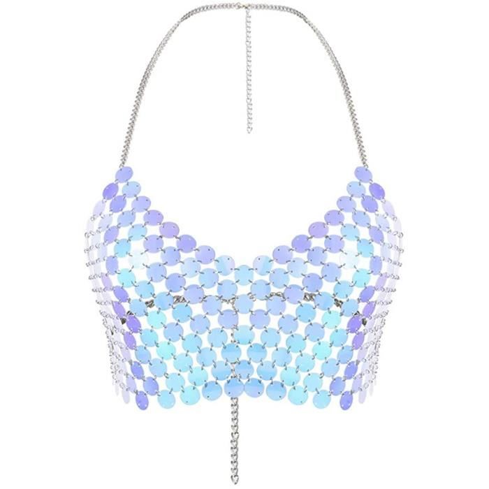 Chaîne De Corps Dorée En Cristal Pour Femme Et Fille - Bijou Corps Ajustable, Idéal Pour Fêtes Et Festivals