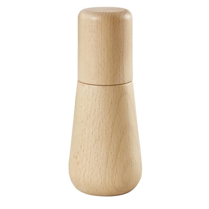 KG M59011 ST-AR GmbH /& Co Par exemple comme kit de moulin à sel et à poivre Multifonction : broie le sel les épices le poivre les herbes séchées Buonostar Kit 2 pièces moulins à épices bois avec broyeur en céramique