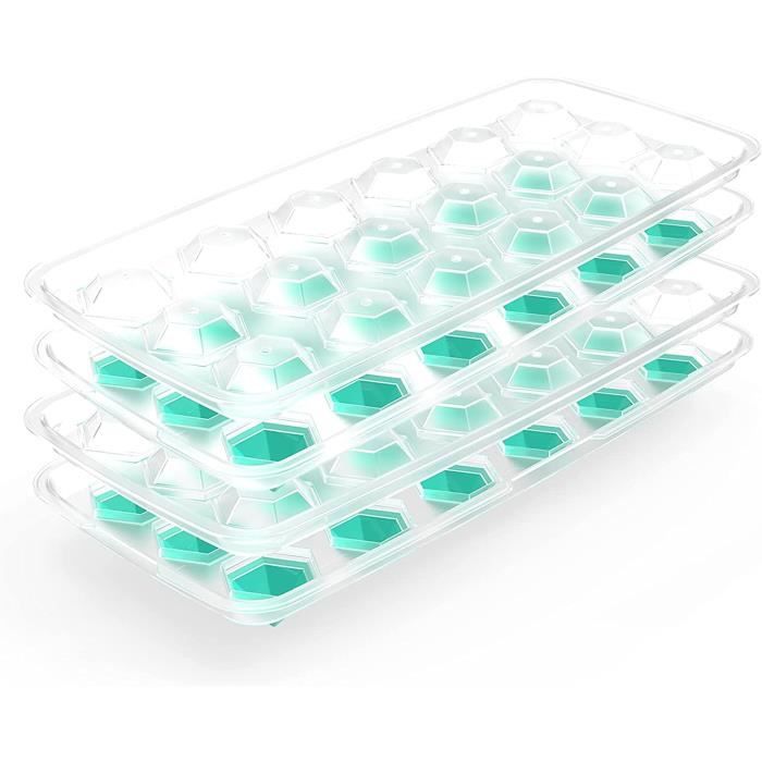 Lot De 2 Moules à Glaçons à Démoulage Facile Pour La Maison, Plateau à