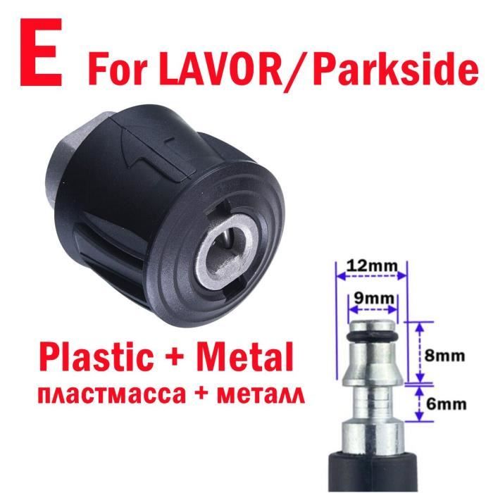 Pour Lavor Parkside - Adaptateur de tuyau de sortie pour nettoyeur haute pression, connecteur de tuyau pour o