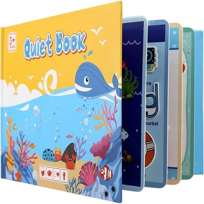 Gralal Quiet Book, Montessori 2-5 Ans Jouet Enfant Cadeau Enfant 2-6 Ans  Jeux Educatif