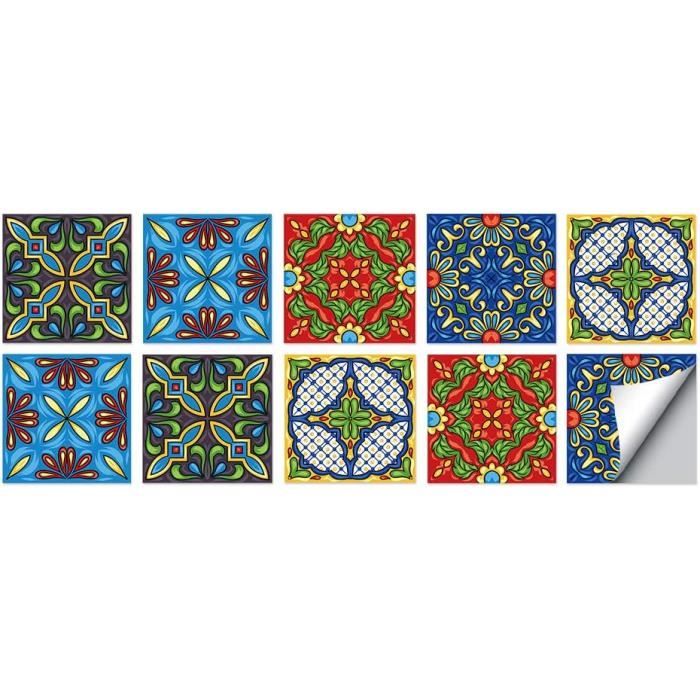 6 Feuilles Mur Autocollant Garniture De Sol Décorations De Plafond 3D