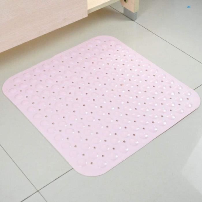 Tapis De Douche Antidérapant SUKUTU - 88x42 Cm, PVC Avec Ventouses - Lavable En Machine, Pour Baignoire Ou Cabine De Douche