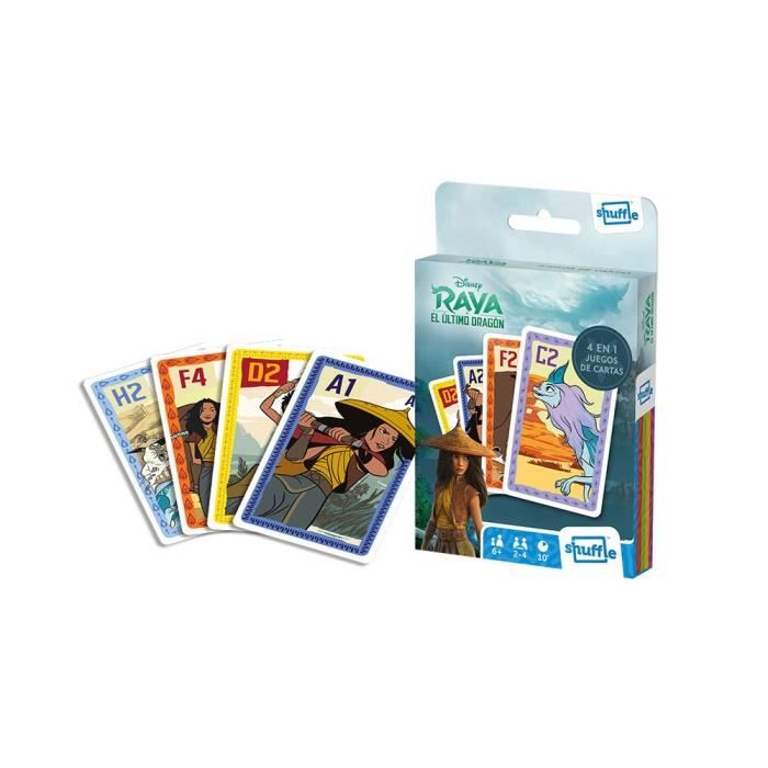 Fun Raya Card Jeu de Cartes Shuffle Fun Raya - Version espagnole - 4 Jeux Snap ...