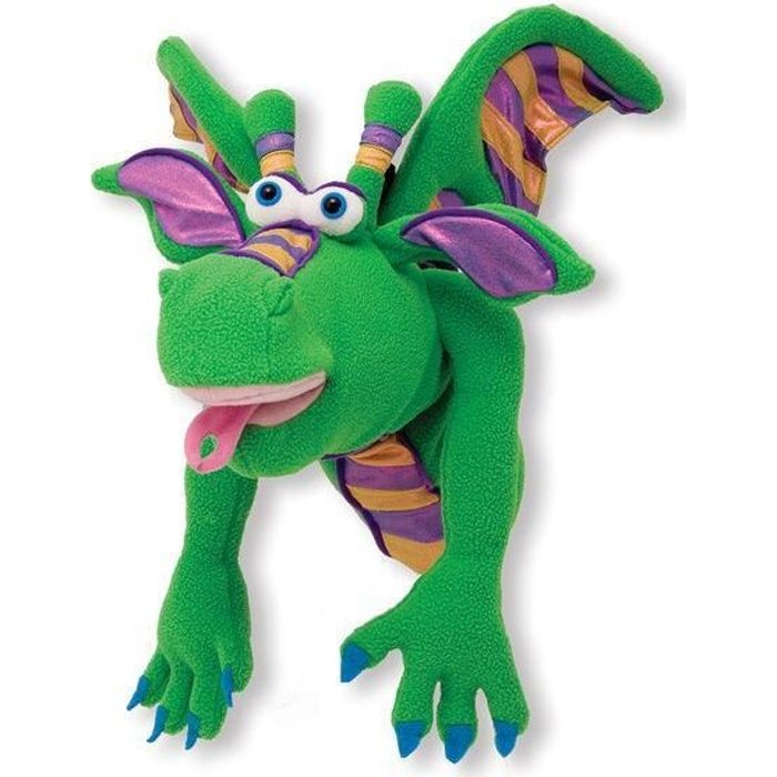 Dragon Eliott Marionnette Ventriloque à Main - MD40360 - Cdiscount Jeux -  Jouets