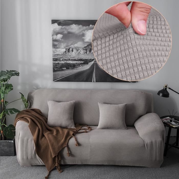 Housse De Canapé Housse De Protection Pour Canapé Et Fauteuil Confortable Gris Clair 190 230cm Bob