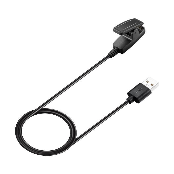 Garmin Chargeur USB pour Montres Fenix Chronos Noir