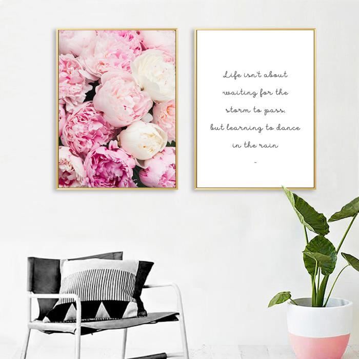 Lettre Belle Fleur Paysage Huile Toile Peinture Decor A La Maison Espace Mur Art Unique Affiche Pour Fille Chambre Sans Cadre Achat Vente Objet Decoration Murale Cdiscount