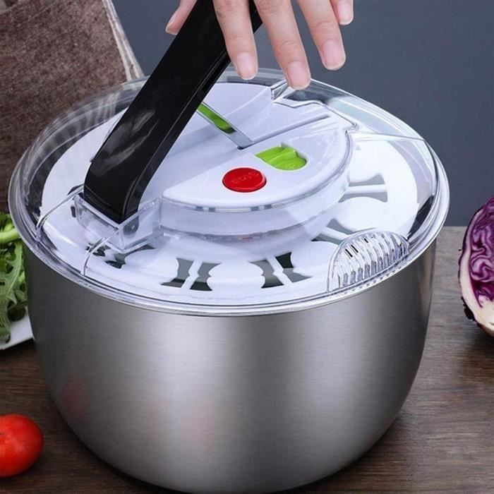 Essoreuse à Salade Et Fruits - Bol Grande Capacité Pour Légumes Et Préparation