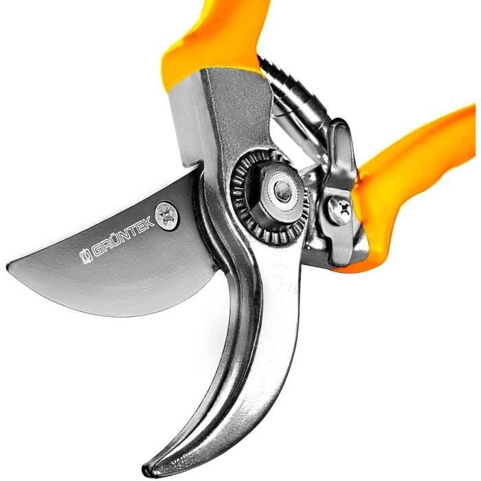 Sécateur Jardin Lame Franche 55mm. Cisaille 215mm Fleurs Vignes Plantes