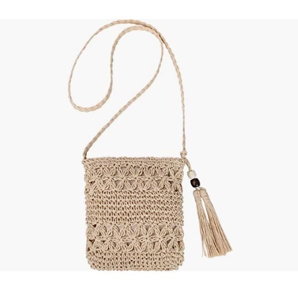 RA12815-Sacs à Bandoulière Sac De Paille Corps Croisé Plage D'été