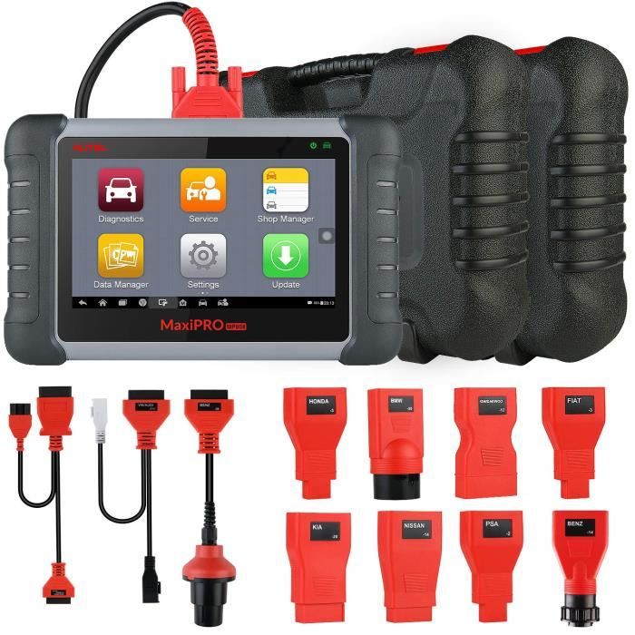 Autel-Scanner de diagnostic MaxiPRO MP808S, kit OBD Cave, mise à niveau du  MP808, VIN automatique, codage ECU en ligne pour BMW, VW